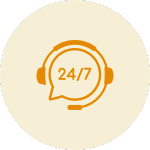 24/7 Support 